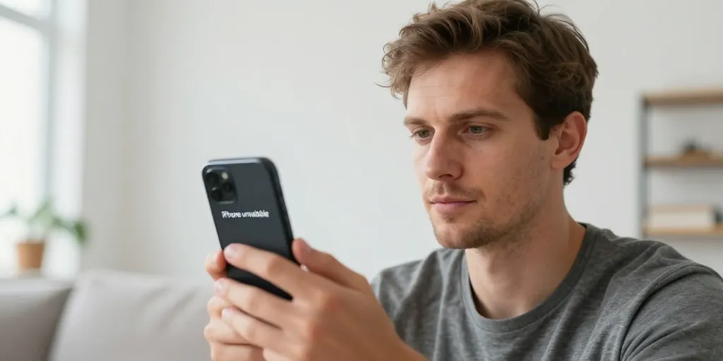 Message iPhone indisponible : la procédure pour débloquer votre écran sans ordinateur ?
